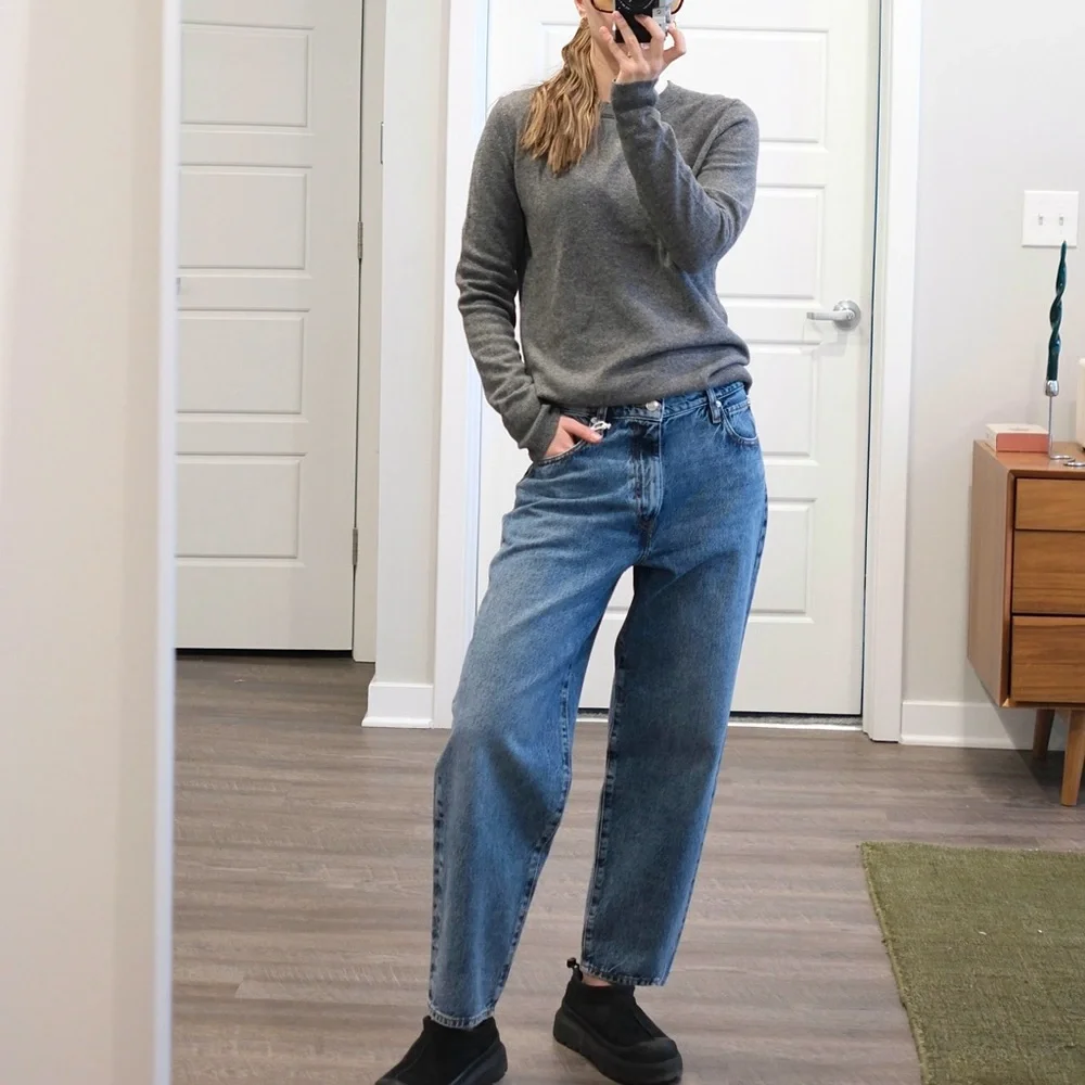 FRAME The Candle Cropped Mid-Rise Straight-Leg Jeans Size 28 – NWT - Picture 7 of 7